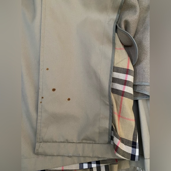 Bradley Jons Insulated Double Breasted Belted Trench Coat Men 42R Wool Lined Tan - Picture 11 of 16